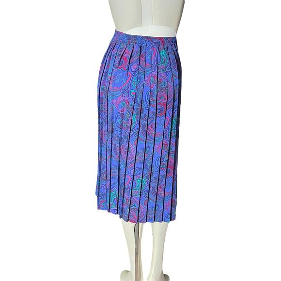 Alfred Dunner Purple Pleated Skirt, Size 16 – Preowned, Good Condition - Picture 3 of 8